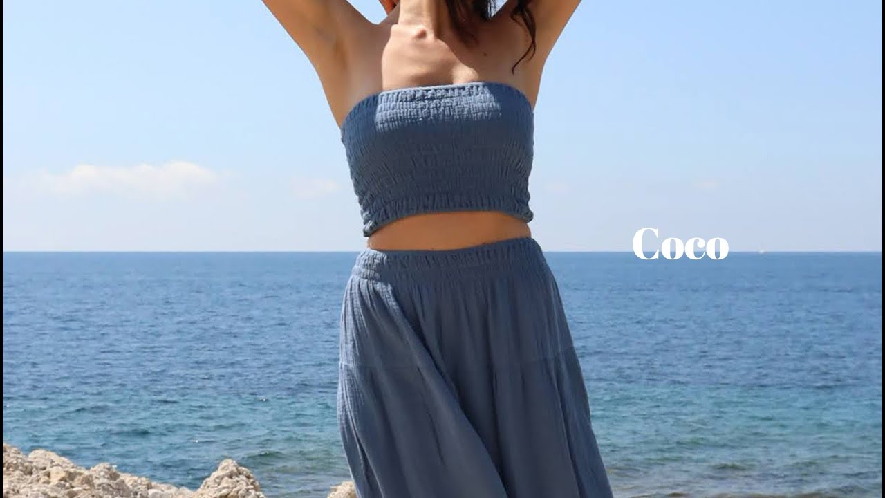 Coco Top | DIY Bandeau Shirred Crop Top | Beginner-Friendly Sewing Tutorial