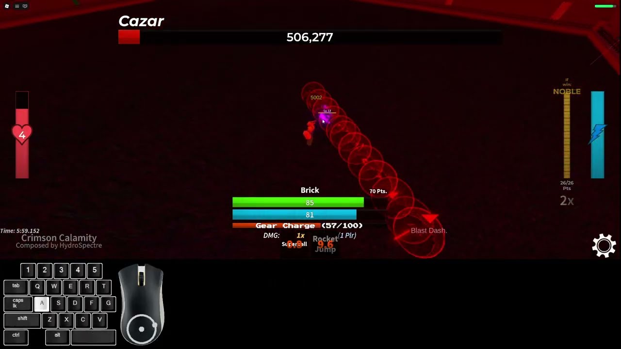 Near DEATHLESS Cazar solo with BRICK