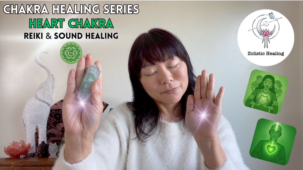 Heart Chakra Healing 💚 | Chakra Healing Series | Reiki Energy & Sound Healing