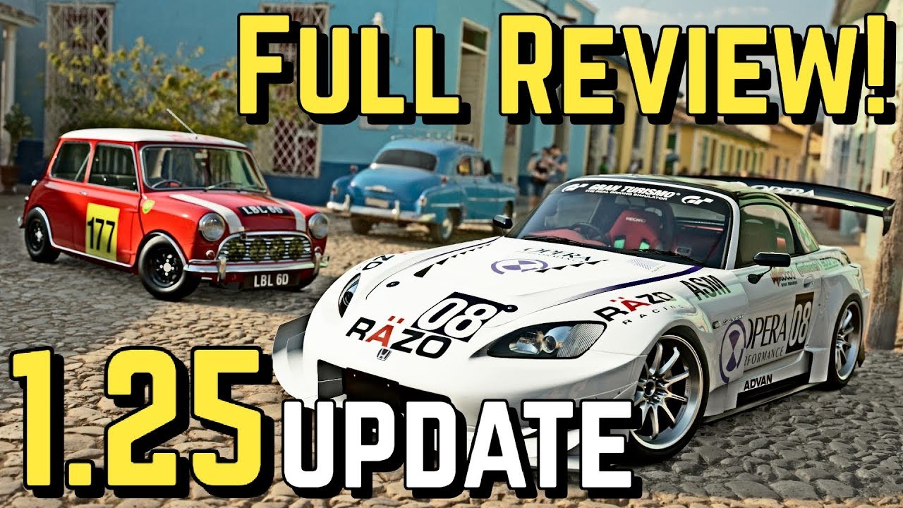 FULL REVIEW of GT SPORT 1.25!! (New Cars + Circuits!)