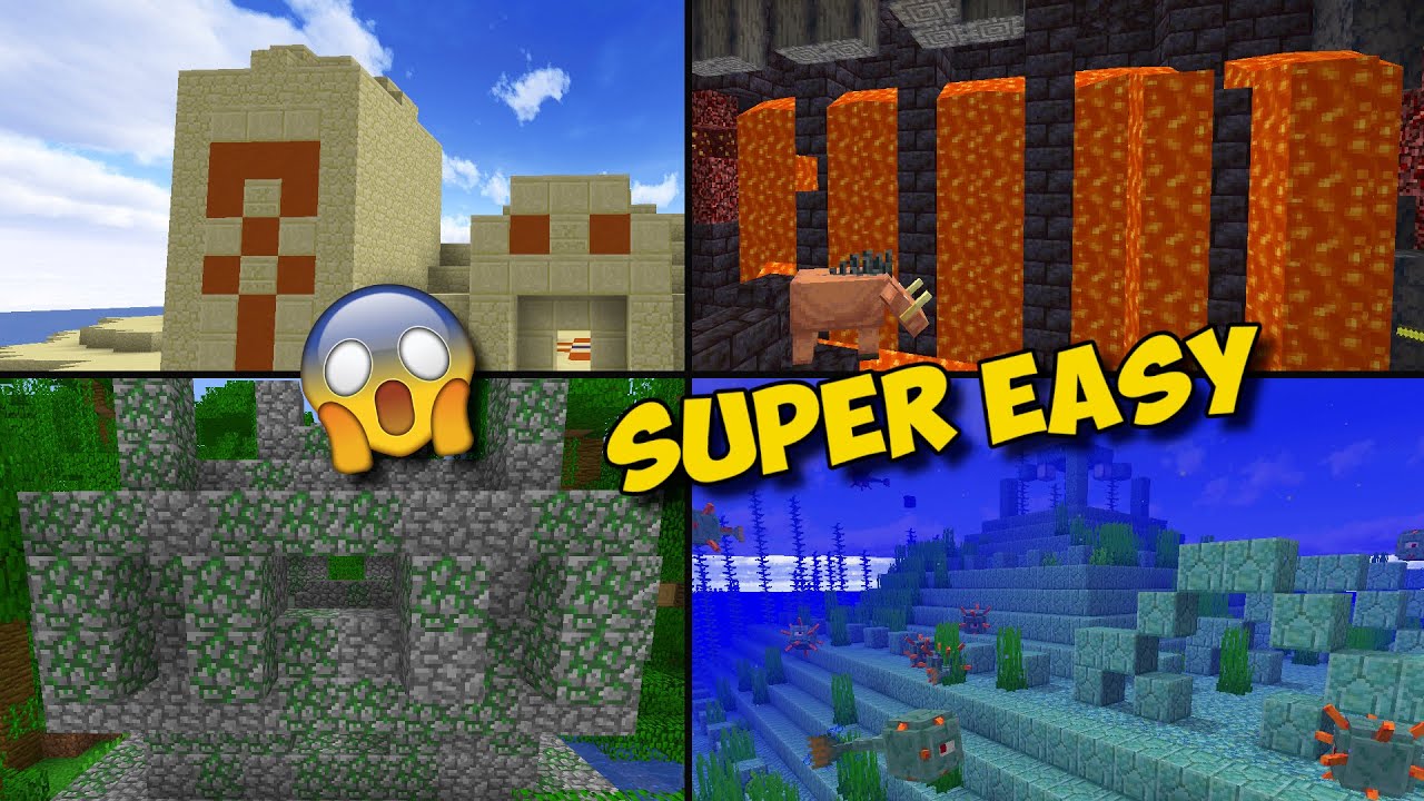 (1.16+) HOW TO FIND ANY STRUCTURE IN MINECRAFT!!! (FAST & EASY)