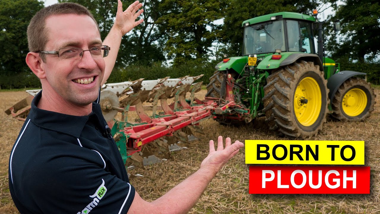 Трактор John Deere 7810 и пятикорпусная вспашка в Керенленде... Джон МакКлин и Алан Клайд | FarmFLiX