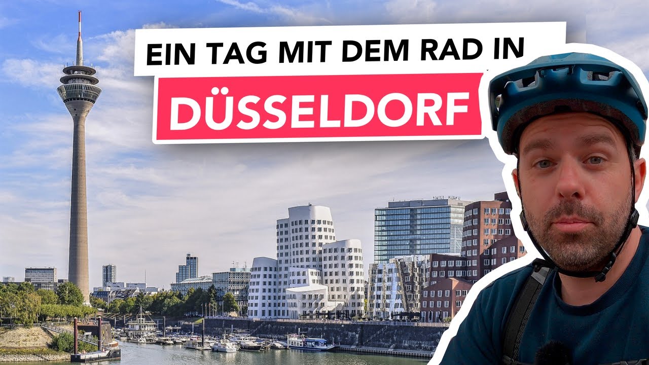 E-Bike Sightseeing Tour mit Klapp E-Bike DYU T1 | Ich entdecke die Highlights von Düsseldorf