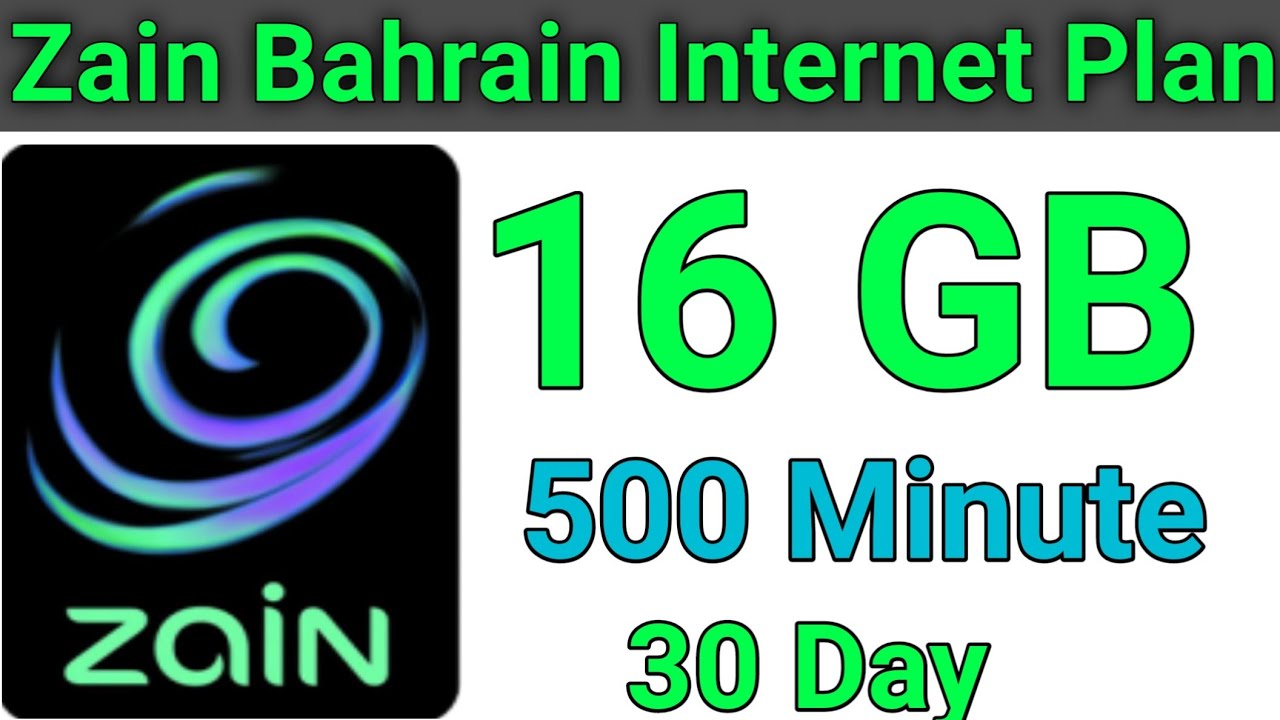 Zain 16 GB internet plan Monthly | Zain Bahrain Internet Plan Monthly | Zain 16 GB data