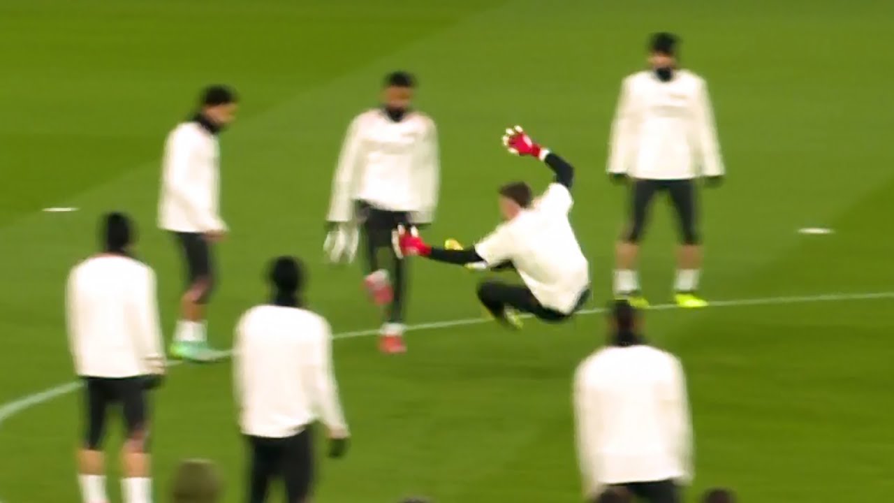 PSG train at Anfield ahead of Liverpool Champions League second leg clash