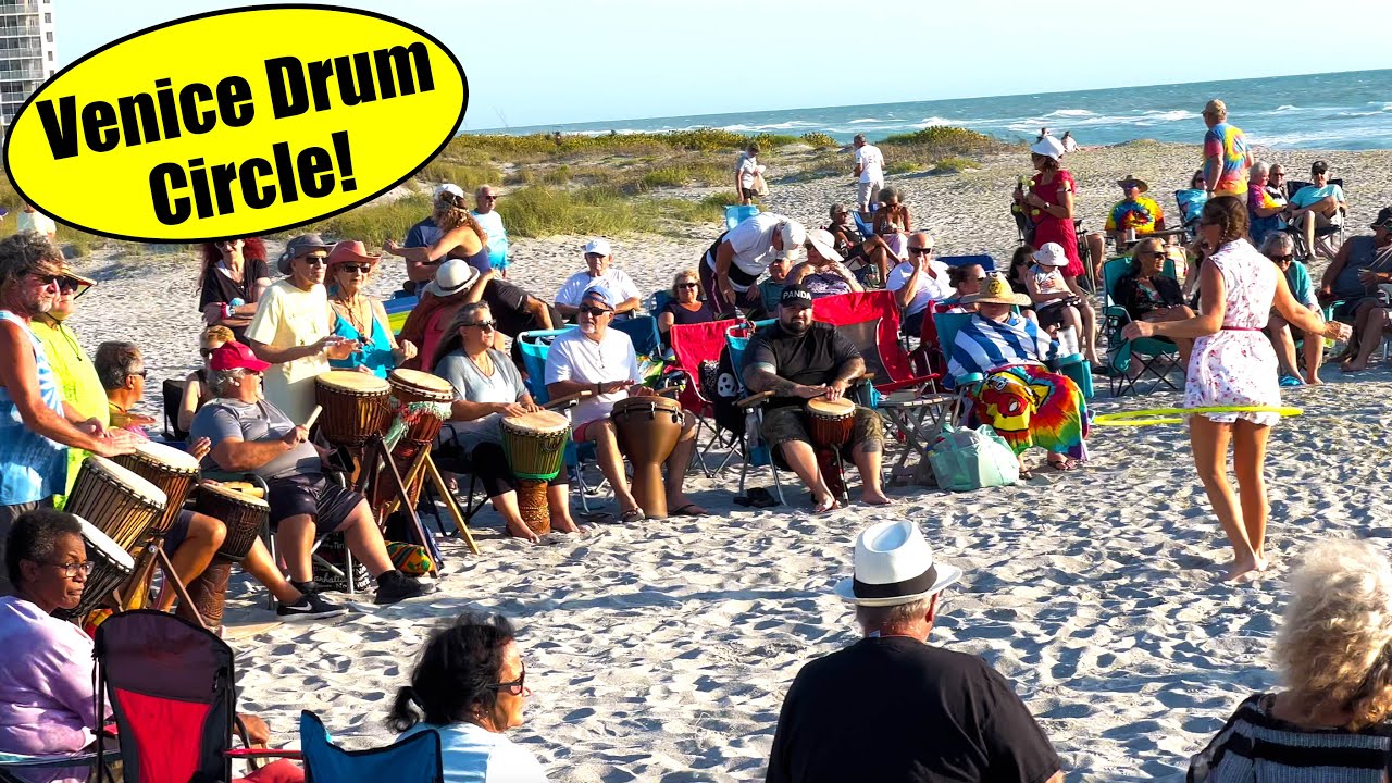 Venice Florida Drum Circle!