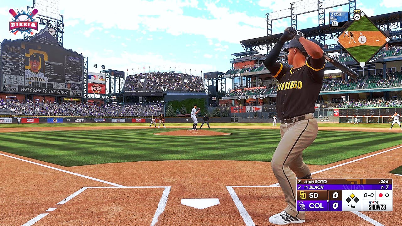 MLB The Show 23 Сан-Диего Падрес против Колорадо Рокиз — геймплей PS5 60 кадров в секунду HD