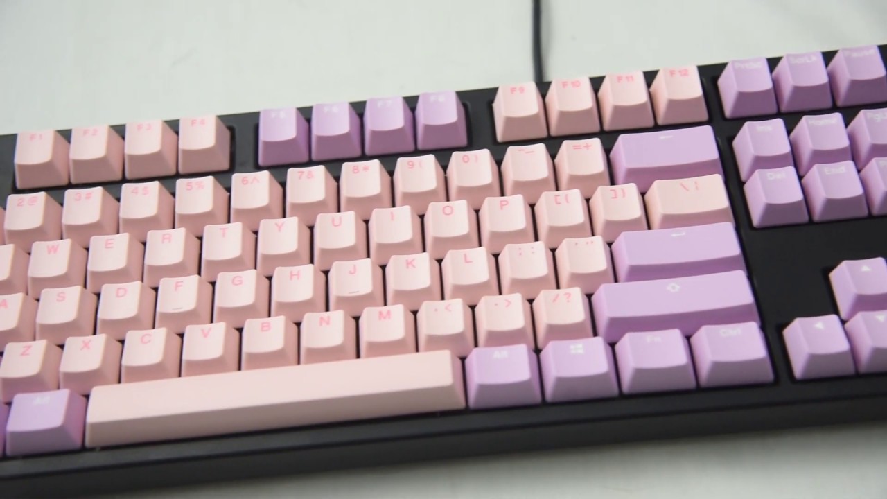 Cleaning my old keyboard! And installing my new Bright Lilac PBT Doubleshot Ducky keycaps!