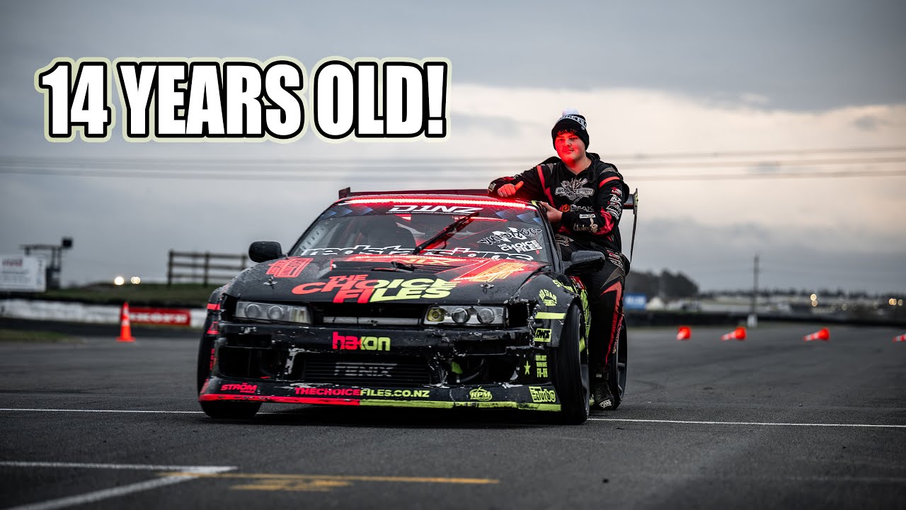 14 Year Old Podiums At His First Drift Event!