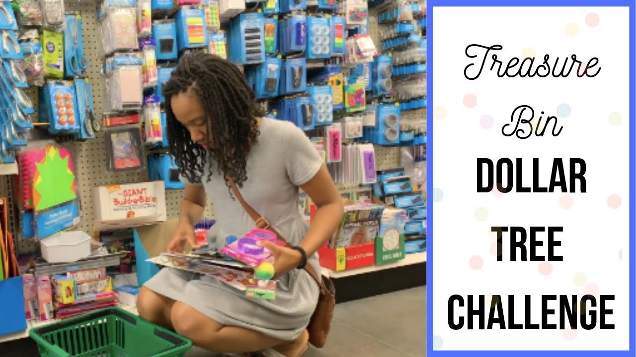 Dollar Tree Treasure Bin  Challenge| Teacher Vlog