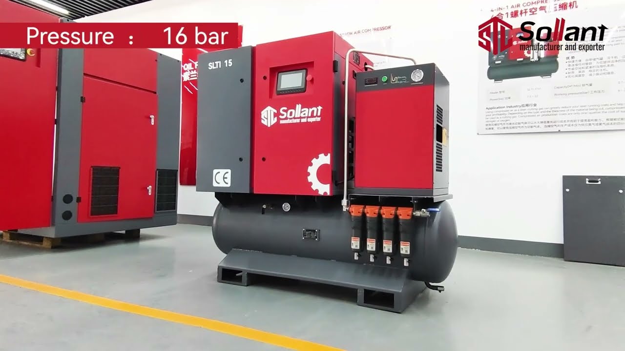 Screw Air Compressors for High-Precision Fiber Laser Cutting Applications - Sollant Compressor