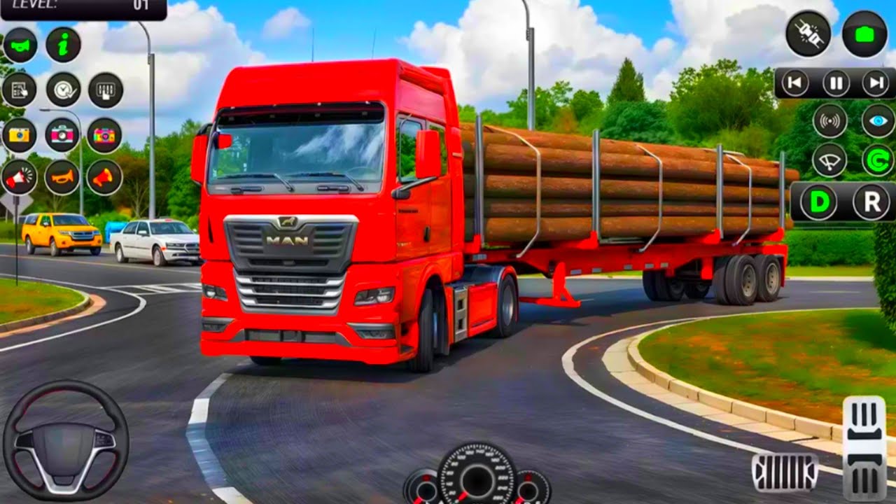 City Cargo Truck Simulator 3D Game । Heavy Cargo Transport Truck Simulator - Android Games #trucksim