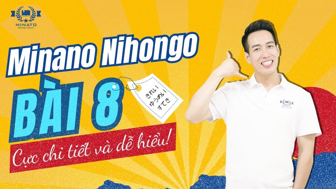 Ngữ pháp Minna 1 - Bài 8 - Học Tiếng Nhật Minna No Nihongo 1 | Học tiếng nhật cơ bản N5 miễn phí