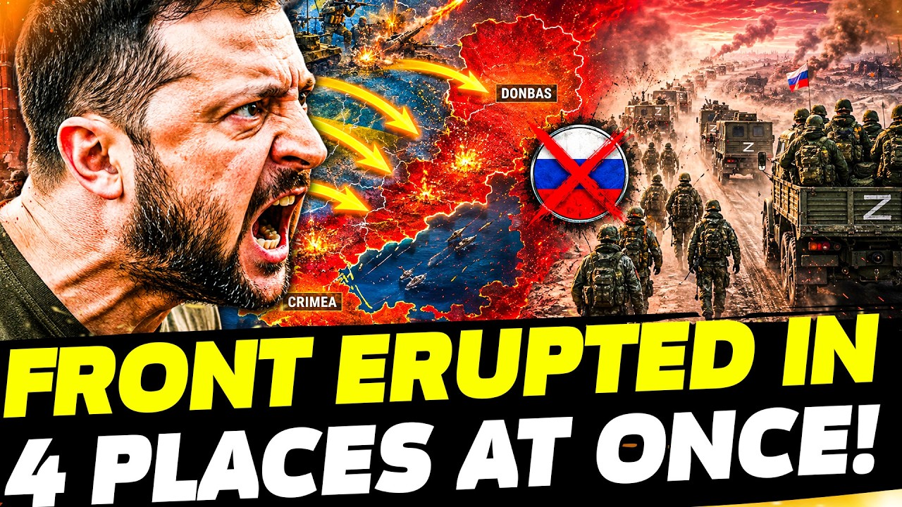 ⚡️UKRAINE LAUNCHED AN OFFENSIVE FROM 4 DIRECTIONS! A FEROCIOUS STRIKE! ZELENSKY SEIZED INITIATIVE!