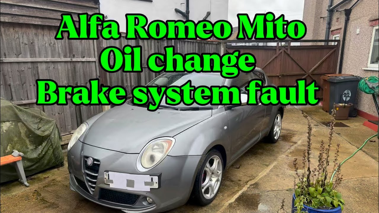 Alfa Romeo MiTo Oil Change Nightmare: Failed MOT, Seized Brakes, Wrong Parts & Epic Handbrake Hack!