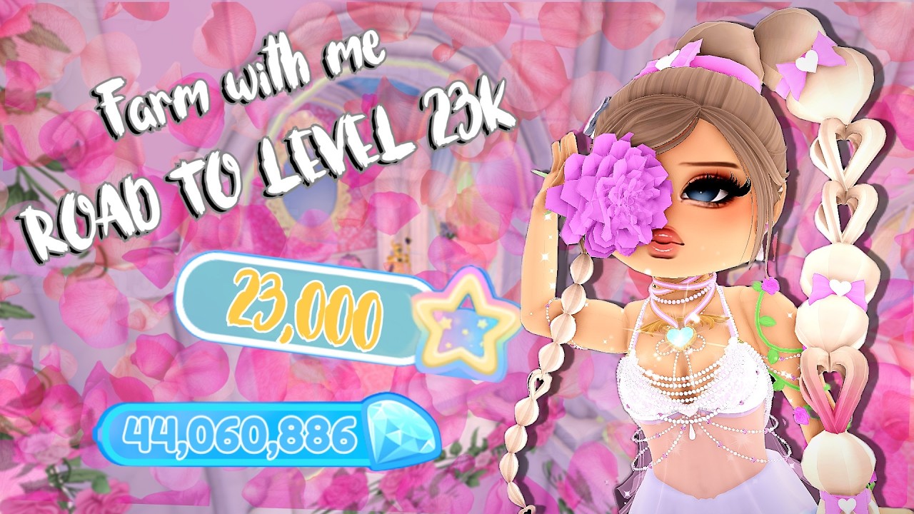 💎✨ Farm with me, ROAD TO LEVEL 23K 🌷| Royale High Roblox | Farming Motivation | 5 Hours