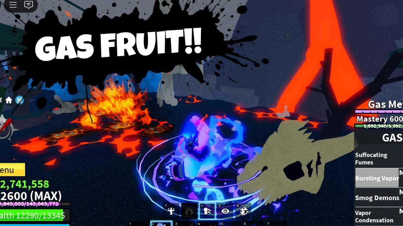 I used Gas Fruit to Solo Volcano Event - Blox Fruits 2025