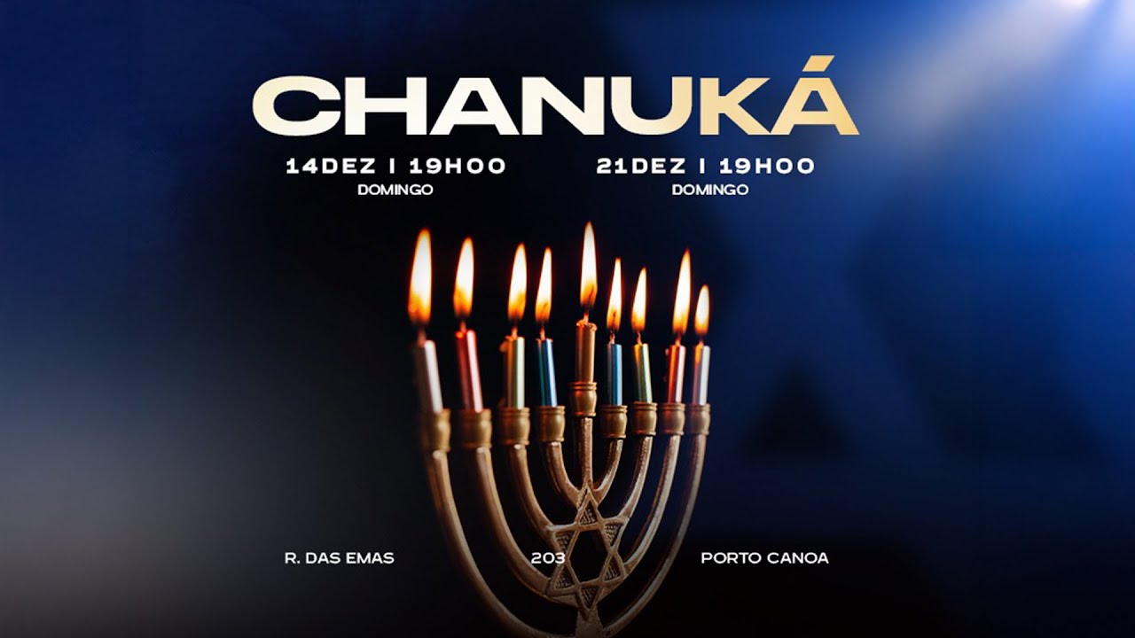 ⛪Culto Ao vivo 🔴 Festa de Chanuká   - 21/12/2025