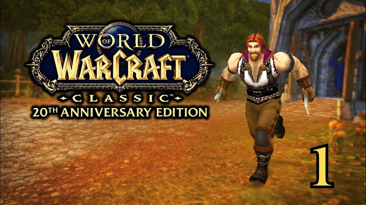 World of Warcraft: Classic - Human Rogue | Chill Levelling [No Commentary] - Ep 1