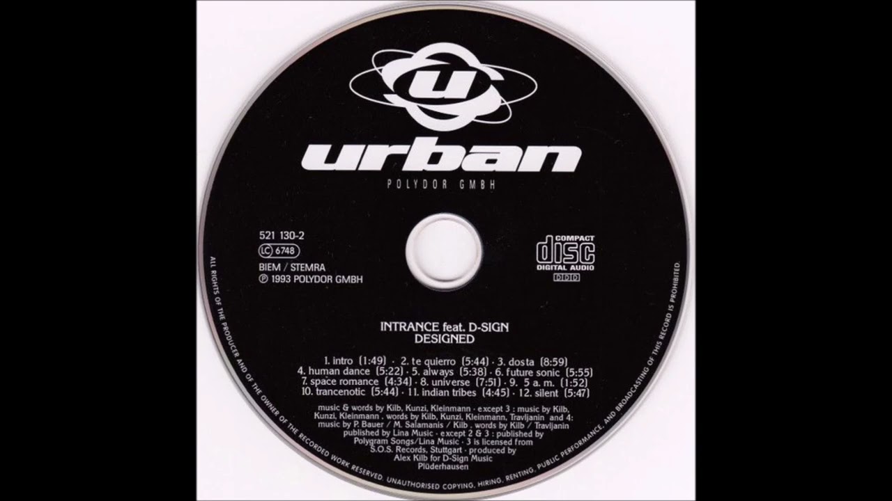 Intrance Feat. D-Sign - Designed (Full Album)