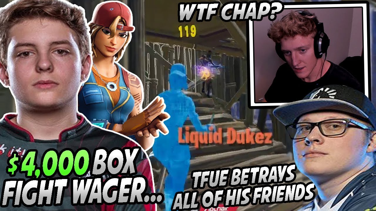 Clix Can't Stop SHAKING After $4,000 Box Fight! Tfue & Chap BEEF Gets PERSONAL After Chap GOES OFF!