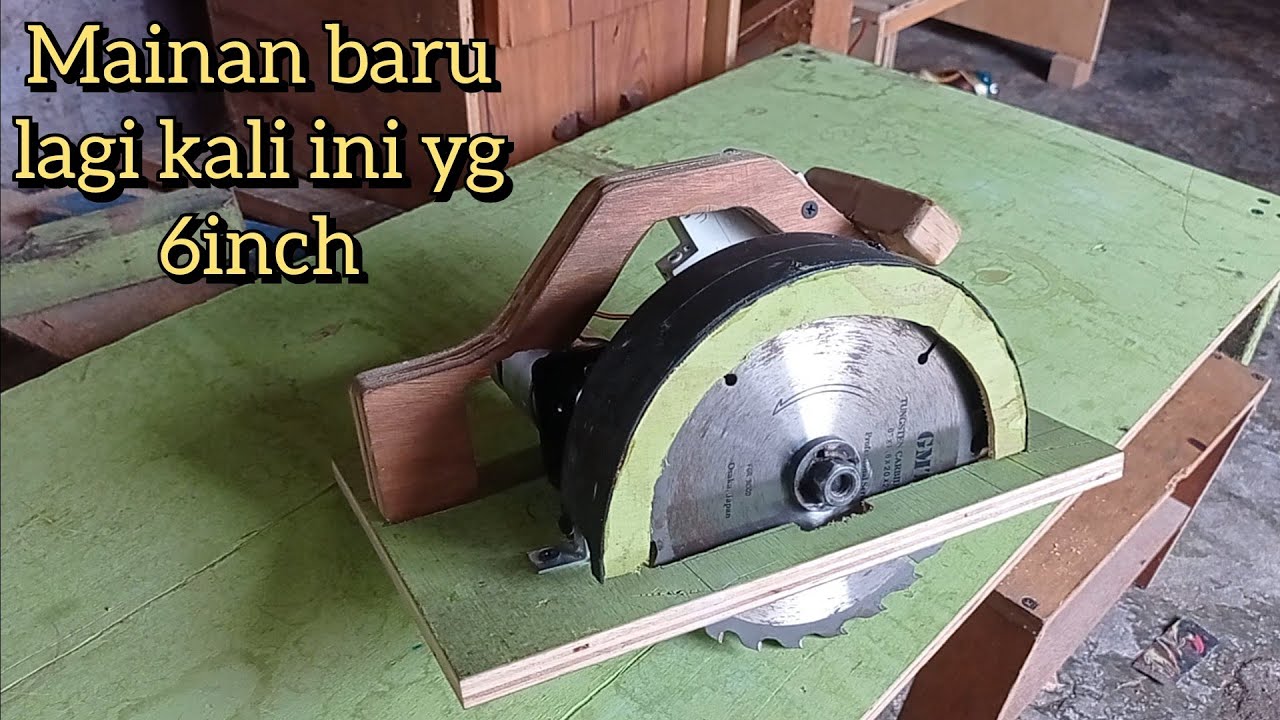 membuat circular saw dari motor dc 895 24v untuk rumahan #circularsaw #dc895