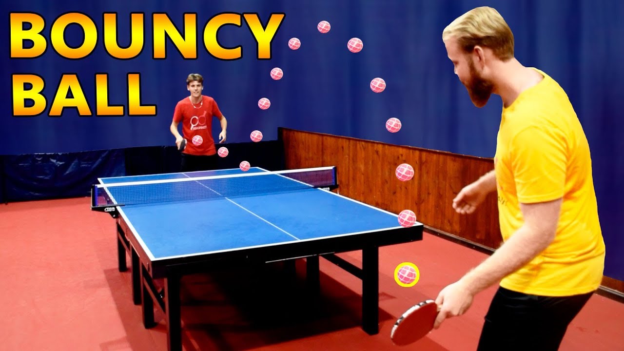 Bouncy Ball Ping Pong (crazy spin)