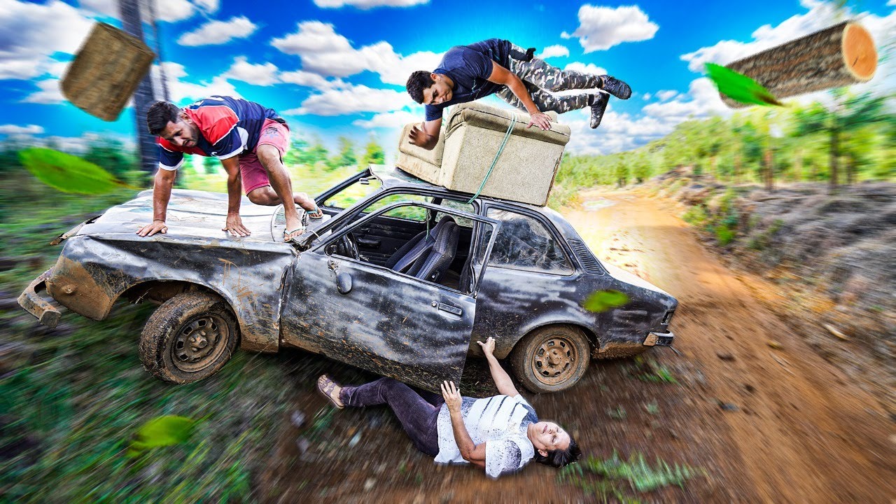 FIM DO CHEVETTE MINHA MÃE CAPOTOU