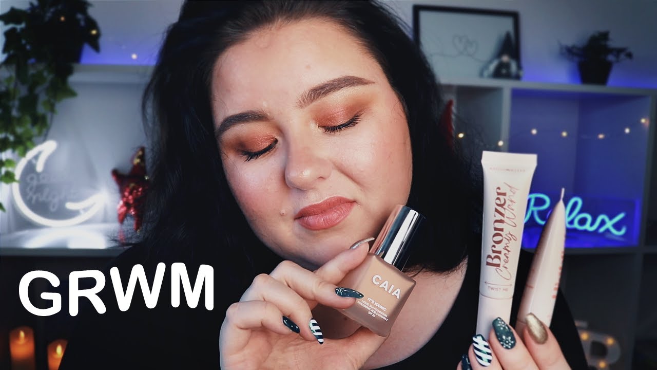 ASMR Get ready with me ♥ (Testar nytt smink från caia, makeupmekka, lumene)