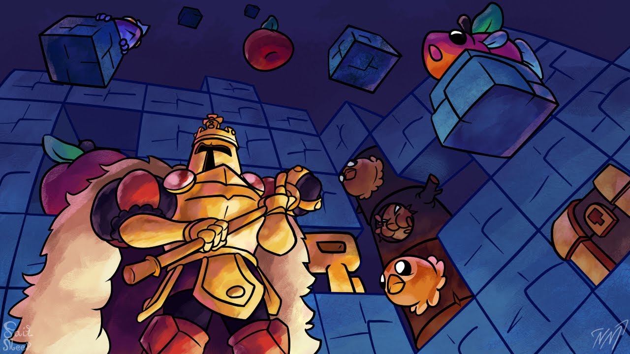 “The King of Puzzles and Keys” - Shovel Knight King of Cards Buzz in the Grotto Remix