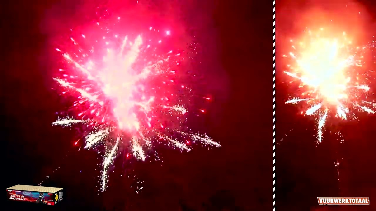 Shots of Anarchy 288-Schuss-Feuerwerkverbund (Stahlk&auml;fig) von Lesli