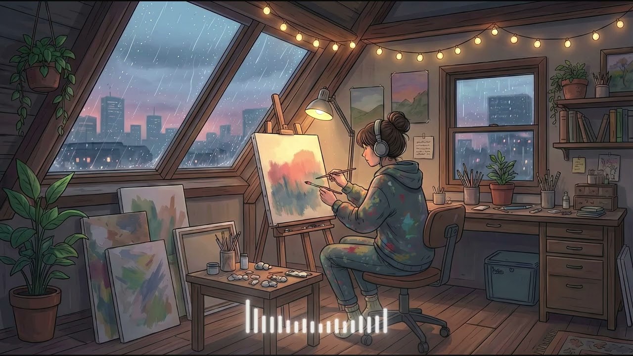 Рисуя тишину 🎨 Грустный лоу-фай микс