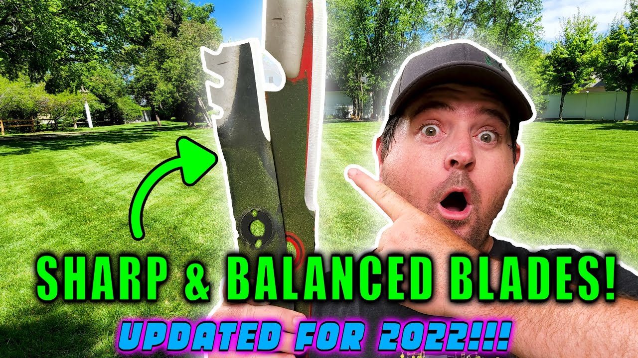 Lawn Mower Blade Sharpening and Balancing | ALL-AMERICAN SHARPENER 5005 [TUTORIAL]