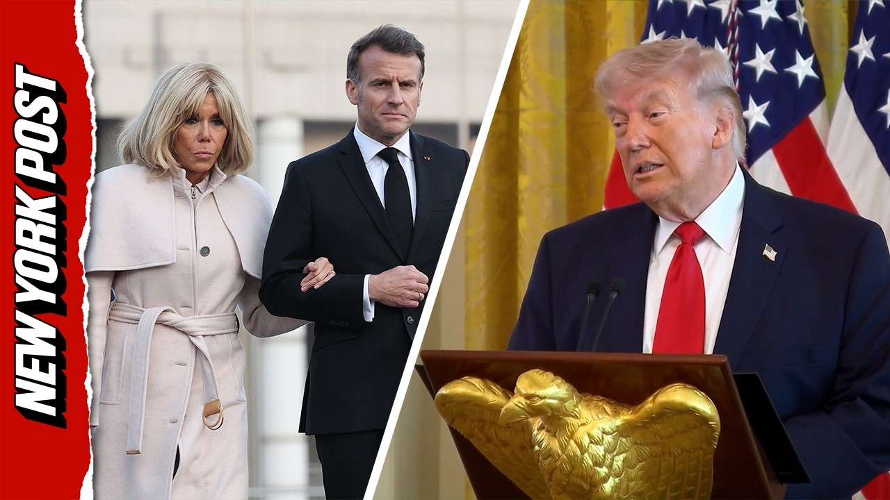 Obejrzyj: Trump bezlitośnie strofuje prezydenta Francji Macrona i jego żonę, kt&oacute;ra &bdquo;traktuje go w...