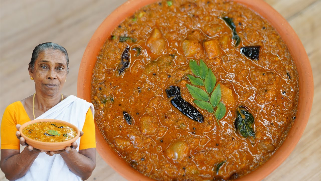 Kerala Style Roasted Coconut Pumpkin Curry| Nadan Mathanga Curry