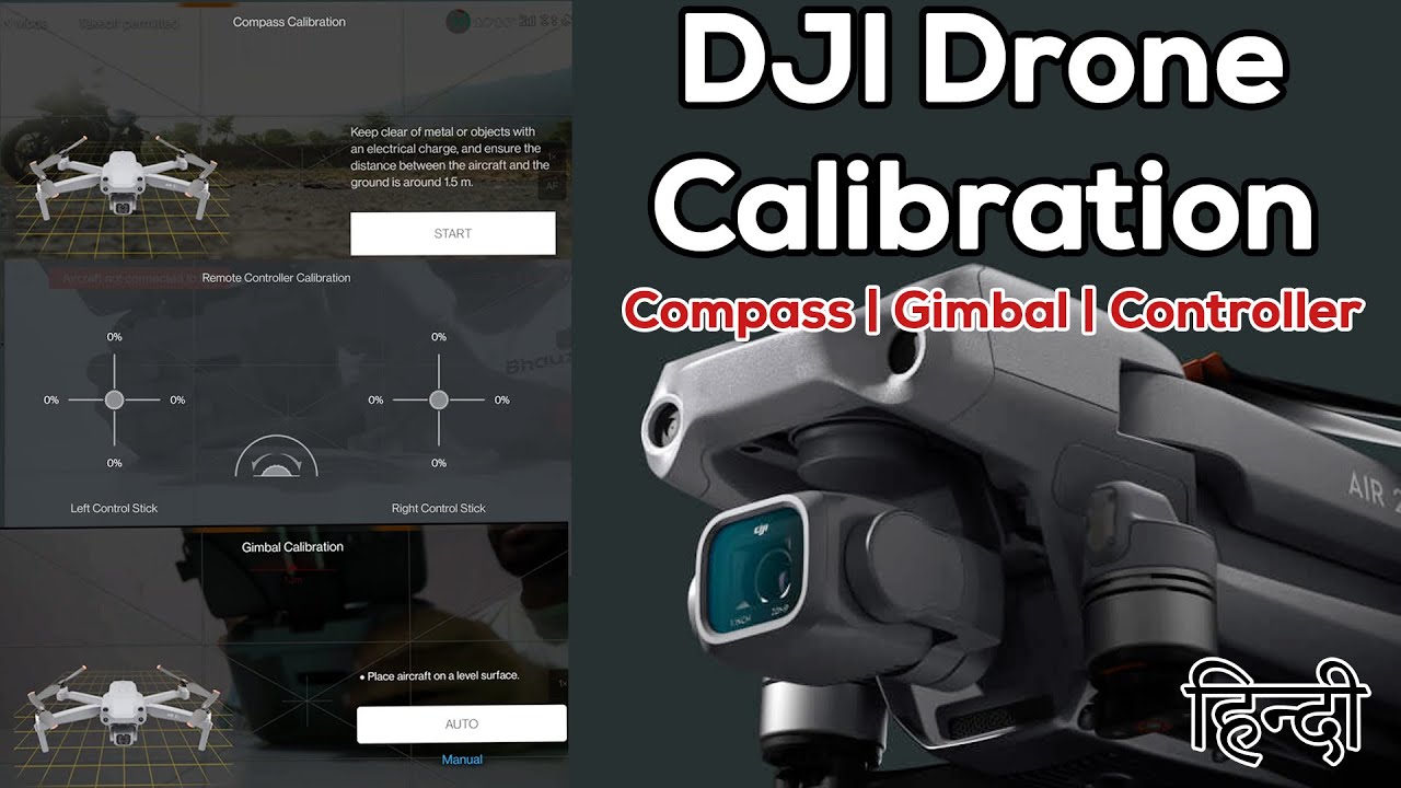 How to Calibrate DJI Drone | Compass, Gimbal & Controller Calibration | Air 2, Air2s, Mini, Mini 2