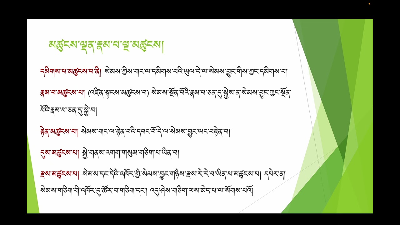 ཤེས་པའི་ས་ཁྲ། ༥ མཚུངས་ལྡན་རྣམ་པ་ལྔ་མཚུངས།