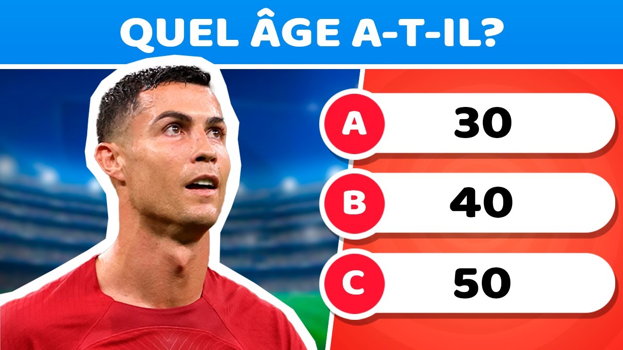 🐐Questions sur CR7 | Que savez-vous du football ? | Quiz CR7 | Quiz de football