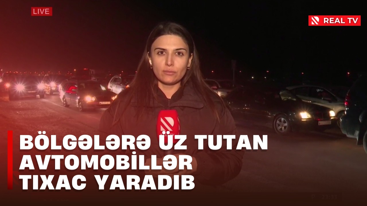 Bakı-Qazax magistralında hərəkət iflic olub
