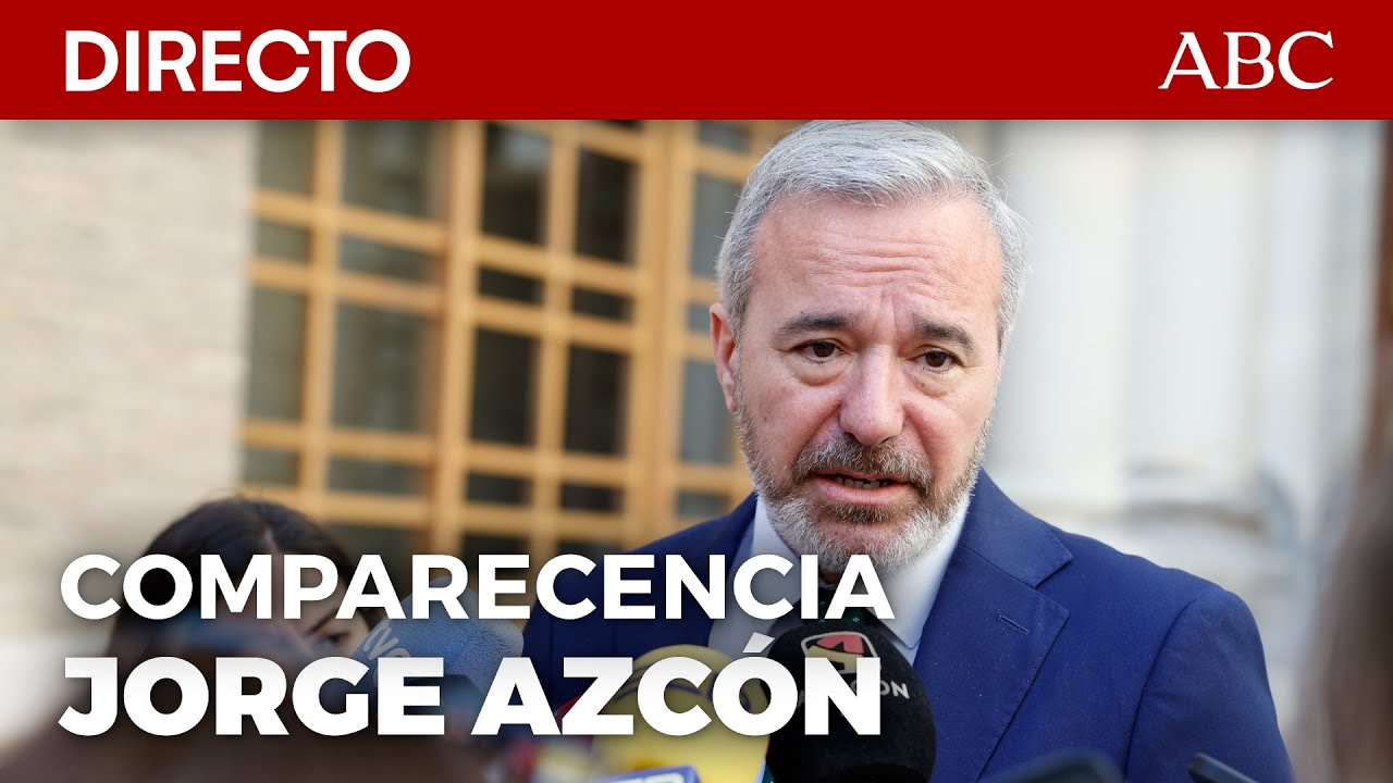 🔴 DIRECTO | Comparecencia de JORGE AZC&Oacute;N, presidente de ARAG&Oacute;N