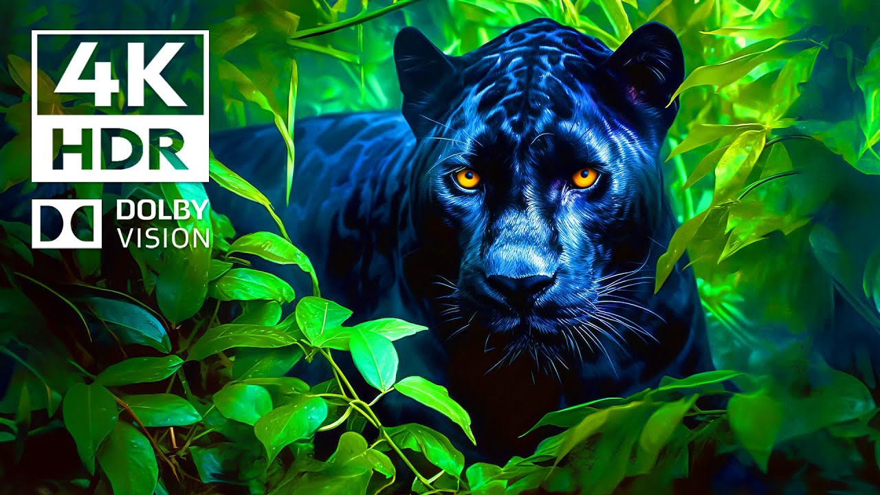 Wildlife World 4K HDR 60FPS Dolby Vision | Cinematic Music (dynamic color)