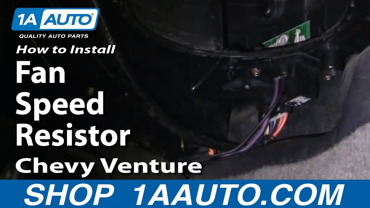 How to Replace Blower Motor Resistor 97-00 Chevy Venture