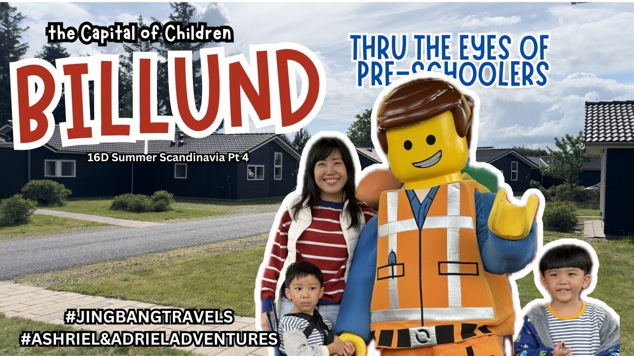 Billund through the eyes of pre-schoolers. 16D Summer Scandinavia Pt 4 (3D@Billund, Denmark)