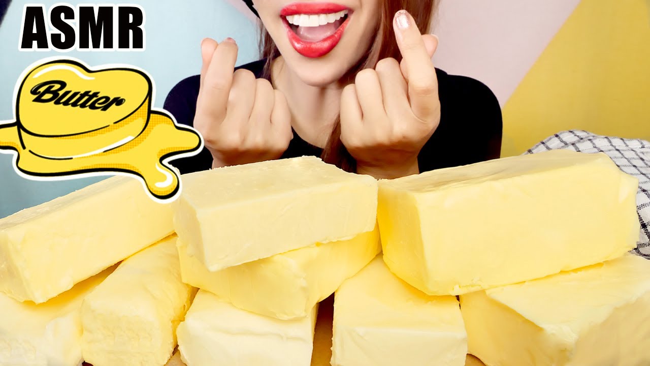 ASMR BUTTER EATING | Satisfying Eating Sounds Mukbang 먹방