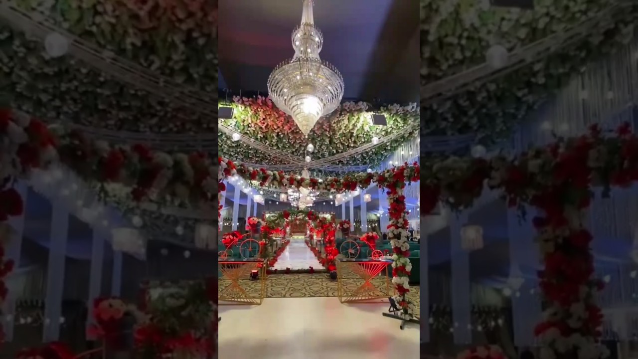 Red Theme Decor | The Pavilion Marquee | Pakistani Wedding Highlights | Lahore Wedding Marquee