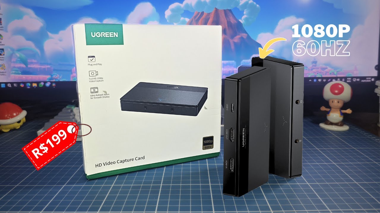 Captura e Streaming no OBS PAGANDO POUCO! Review Placa de Captura UGREEN