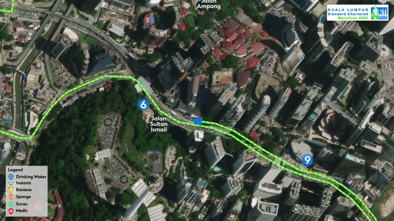 KLSCM 2023 – Half Marathon  Route