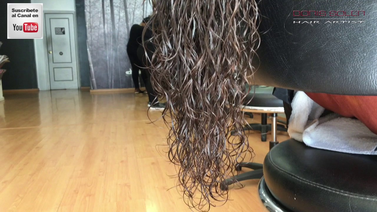 Como hacer una permanente en cabello largo - paso a paso