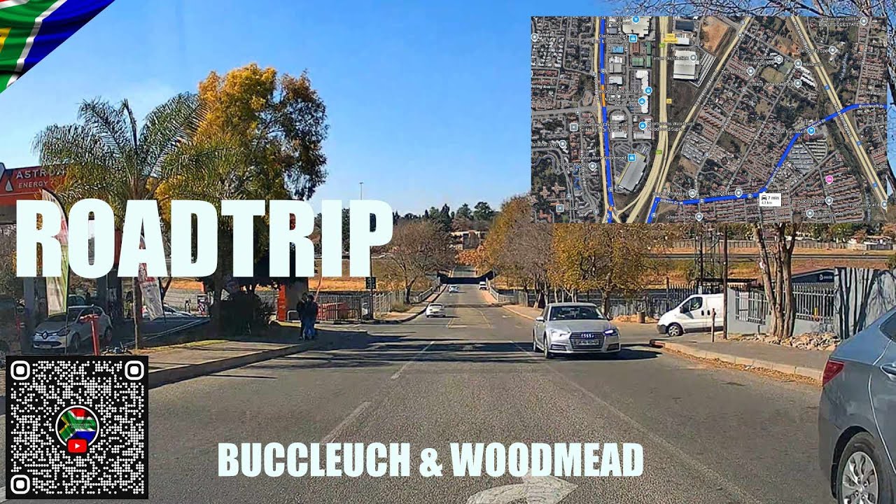 🇿🇦Road Trip Buccleuch & Woodmead 4k 2025 South Africa