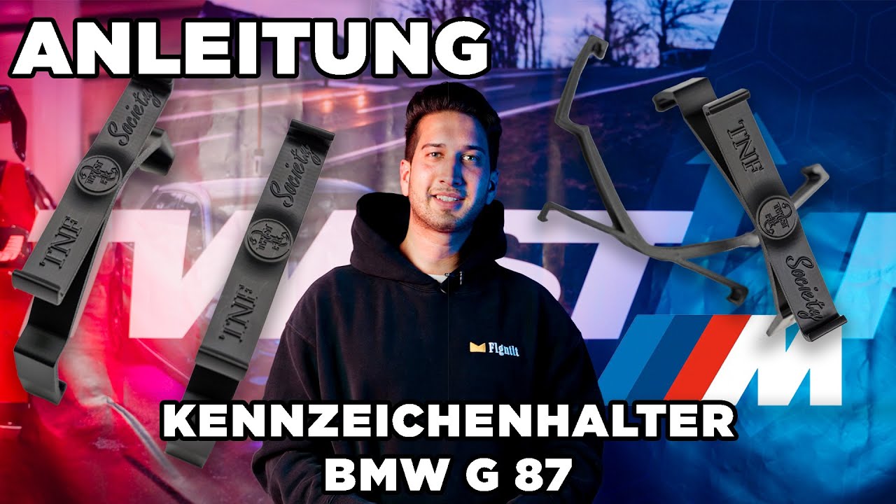 Anleitung: TwistNfix Fahrzeugspezifische Kennzeichenhalter passend f&uuml;r BMW M G87